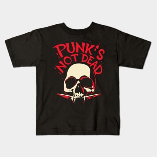 Punk's Not Dead - Punk Skull Kids T-Shirt